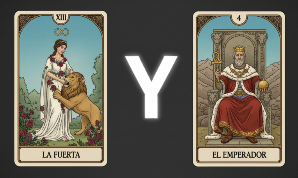 la fuerza y el emperador tarot gratis